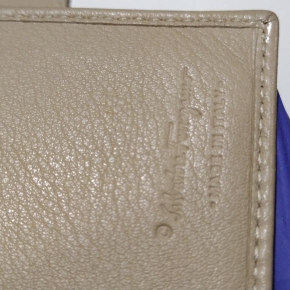 Salvatore Ferragamo Beige Leather Long Wallet Women – Luxury Designer Gancini - Picture 15 of 16